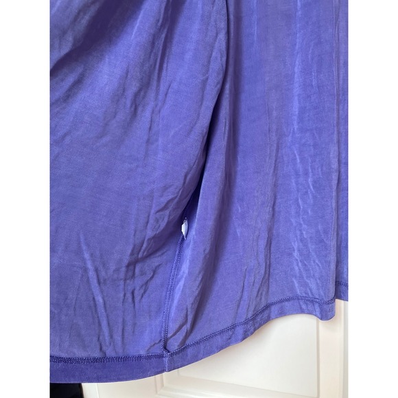 Slinky‎ Brand Purple Cardigan Open Front Stretch Comfy Lightweight Plus Size 2X - Picture 6 of 7